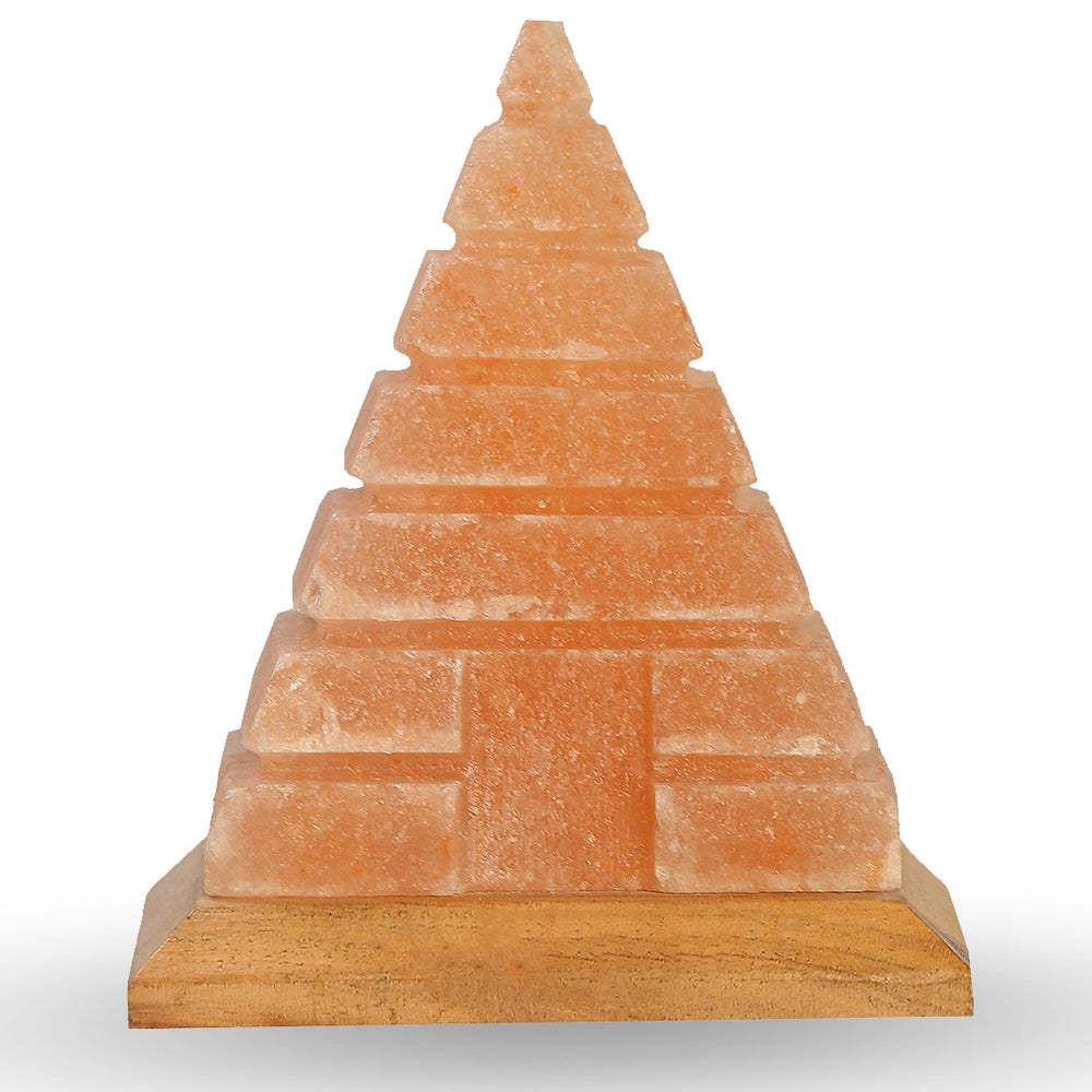 Pyramid Salt Lamp
