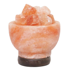 Radiant Fire Bowl USB Himalayan Salt Lamp